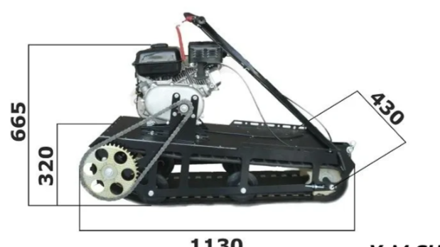 Мотобуксировщик XTREME-MOTORS "Конек-Горбунок" 6.5 л.с. в Рыбинске