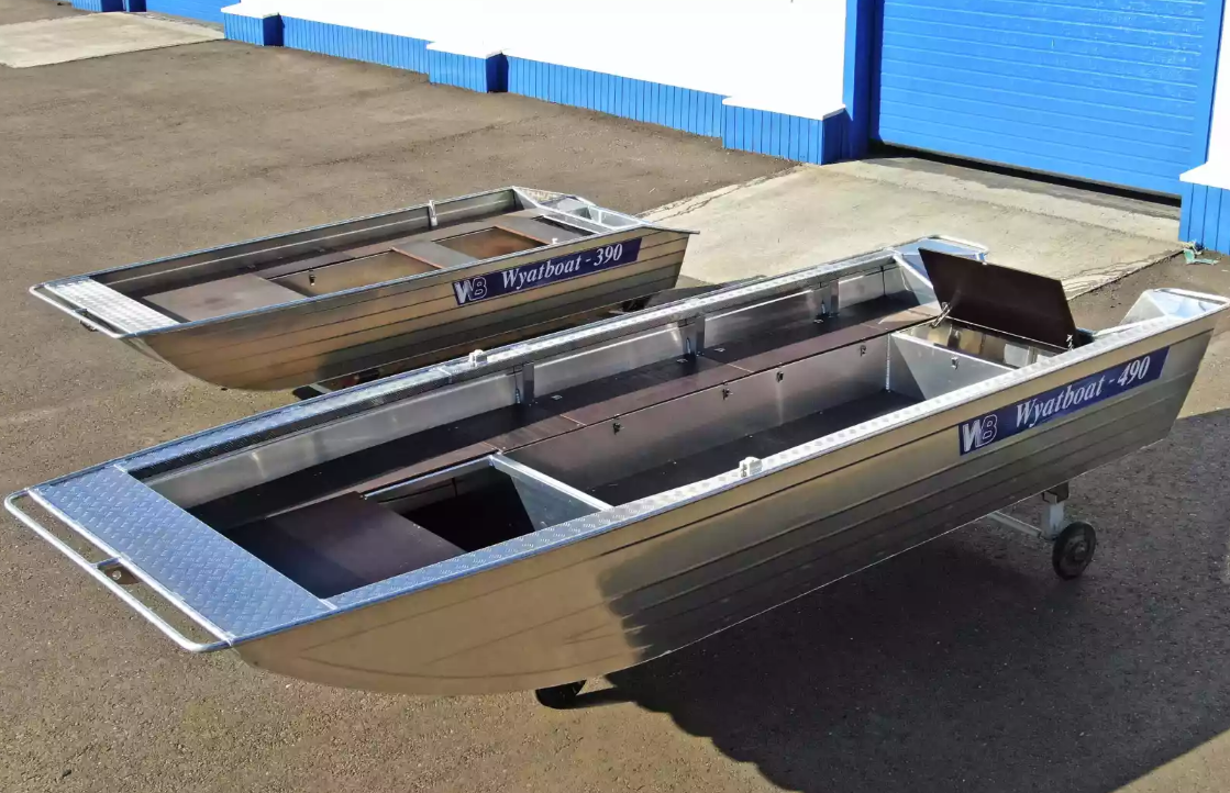 Алюминиевая лодка Wyatboat-490 Jonboat в Рыбинске