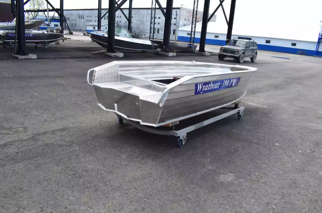 Алюминиевая лодка Wyatboat-390Р Увеличенный борт в Рыбинске