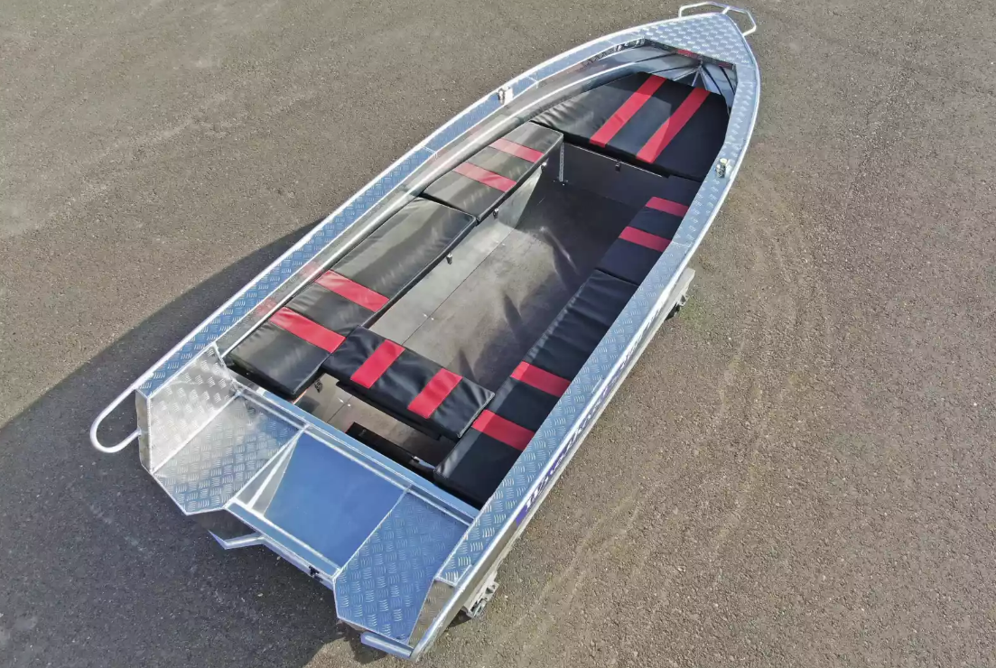 Алюминиевая лодка Wyatboat-390РМ увеличенный борт в Рыбинске