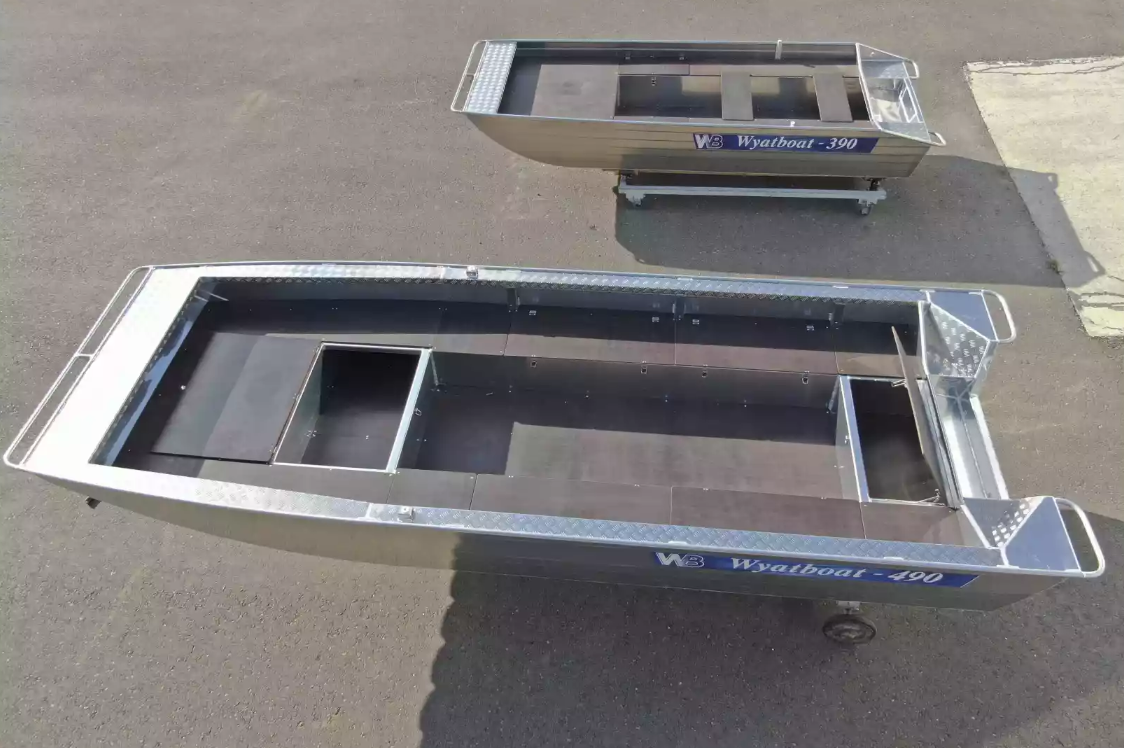 Алюминиевая лодка Wyatboat-490 Jonboat в Рыбинске