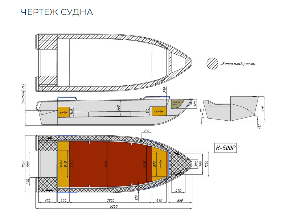 Алюминиевая лодка Неман-500 P в Рыбинске