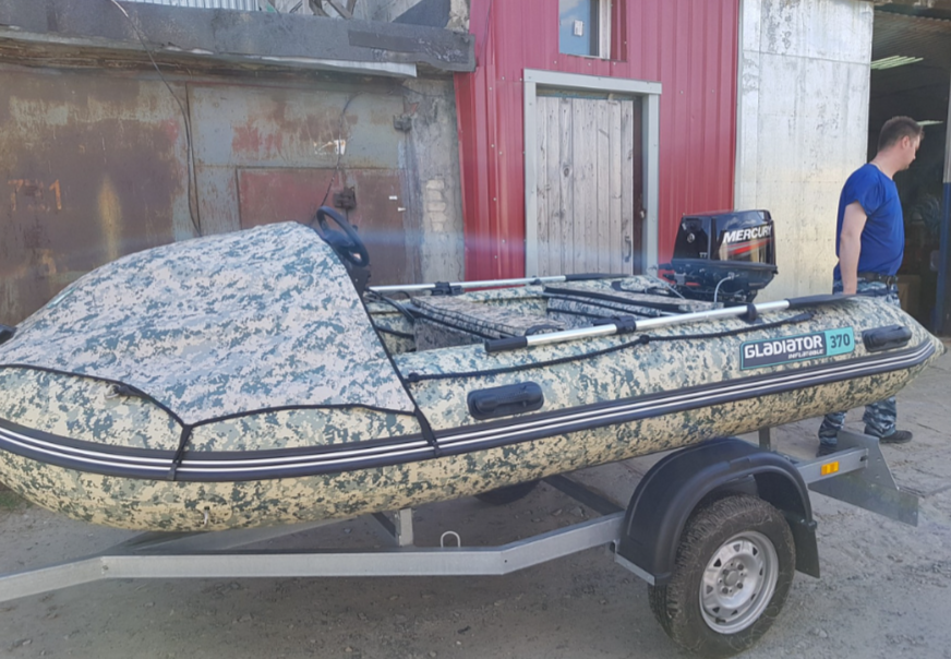 НАДУВНАЯ ЛОДКА GLADIATOR C370AL в Рыбинске