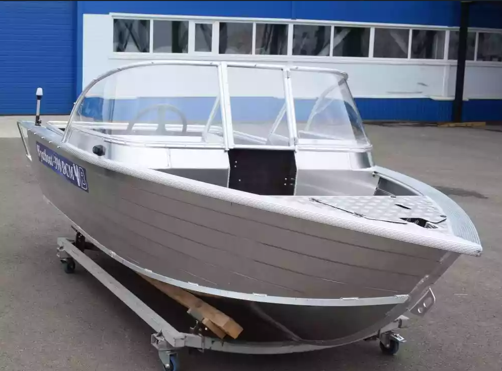 Алюминиевая лодка Wyatboat-390 DCM Увеличенный борт в Рыбинске