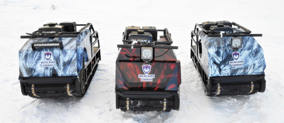 Мотобуксировщик Irondog (Железная собака) M500 9 Камуфляж Охотник в Рыбинске