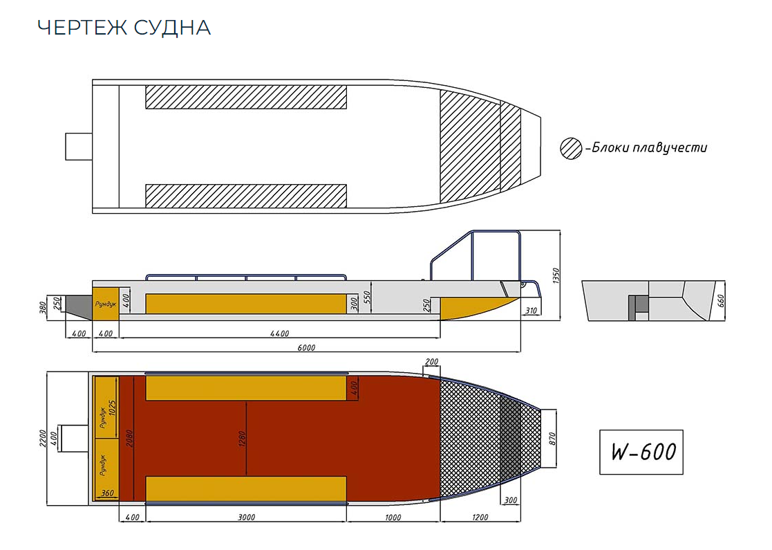 Алюминиевая лодка Wyatboat-600 в Рыбинске