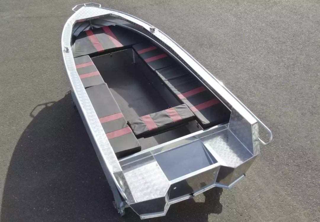 Алюминиевая лодка Wyatboat-390РМ увеличенный борт в Рыбинске