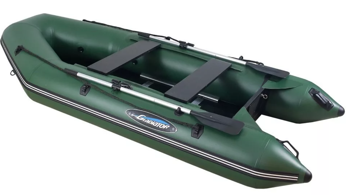 МОТОРНО-ГРЕБНАЯ ЛОДКА ПВХ GLADIATOR A 280 ТК С ФАНЕРНЫМ ДНОМ в Рыбинске