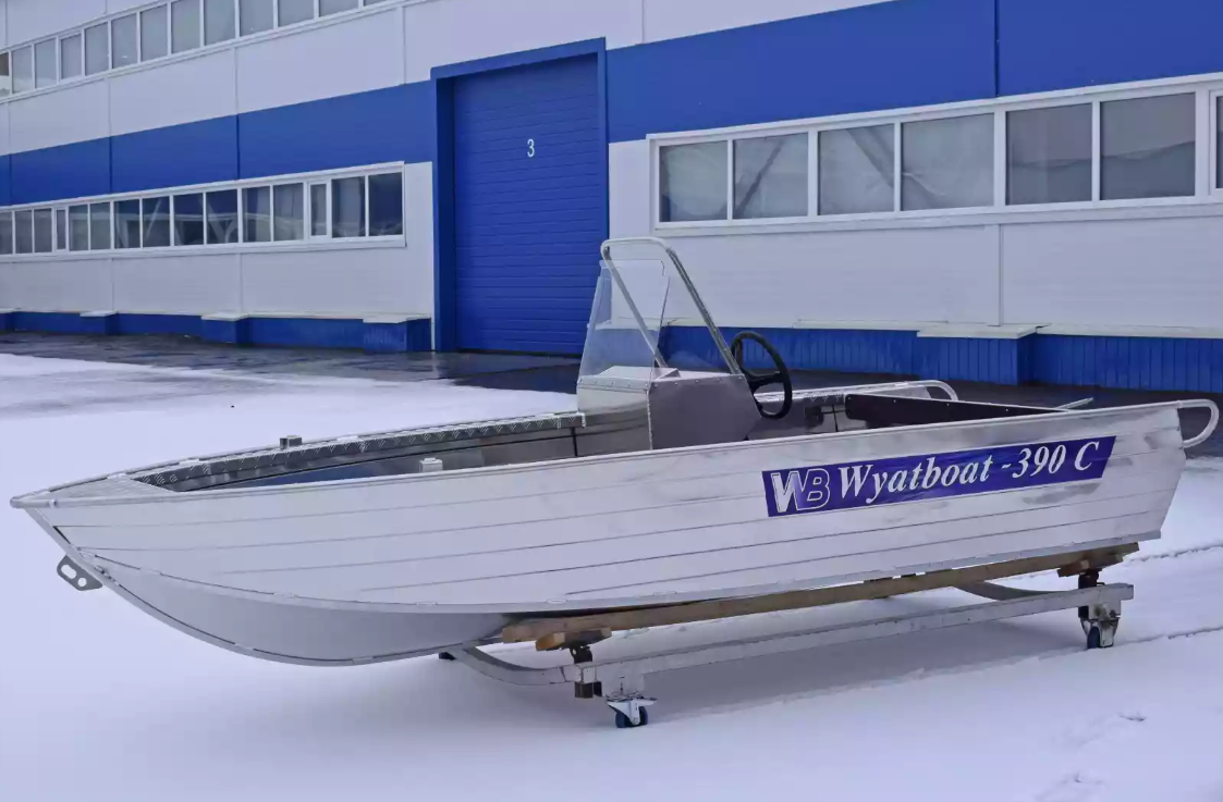 Алюминиевая лодка Wyatboat-390 C в Рыбинске