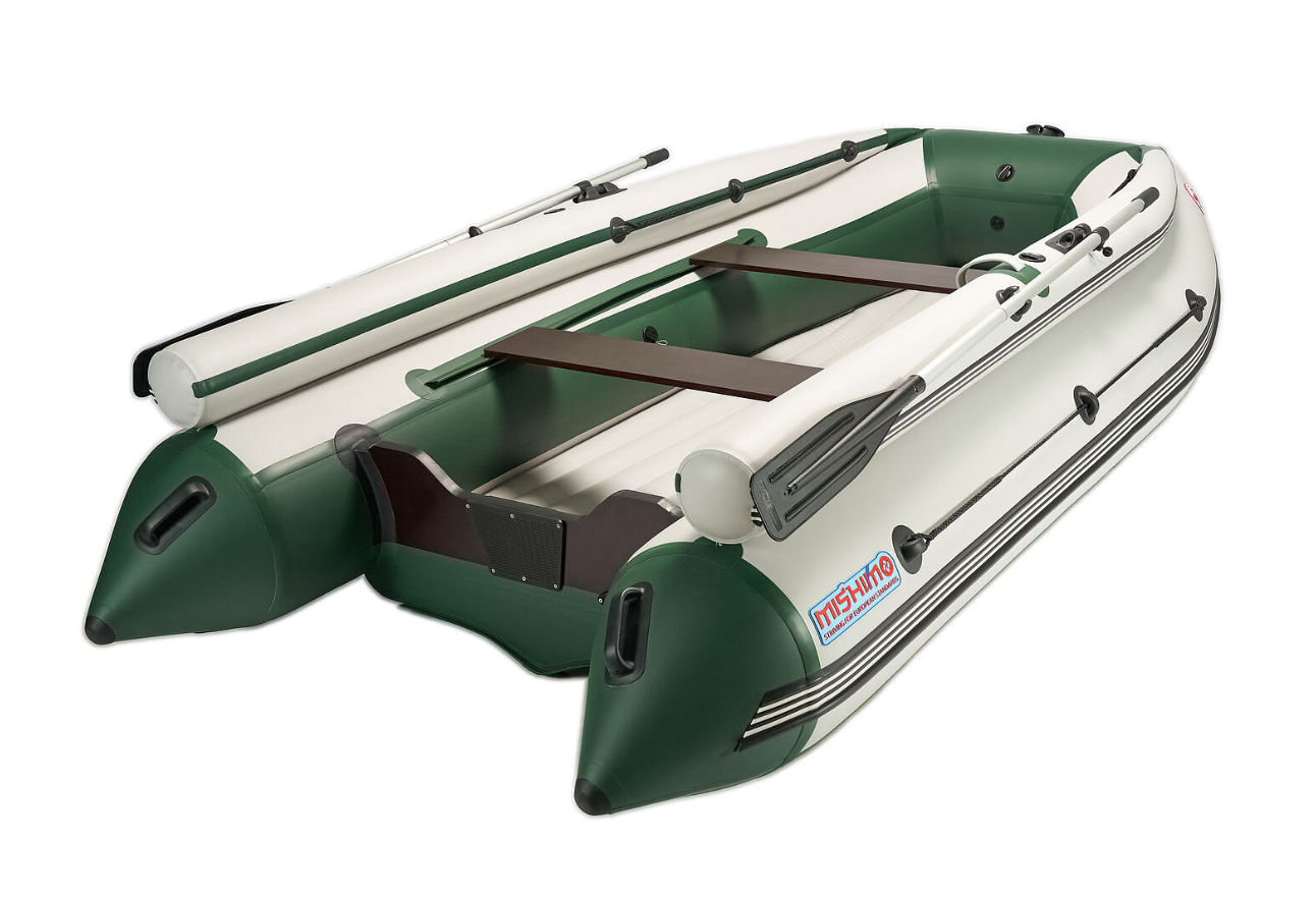 КОМПЛЕКТ ЛОДКА MISHIMO FAMILY LITE 370 + МОТОР 9,9 (15) Л.С. в Рыбинске