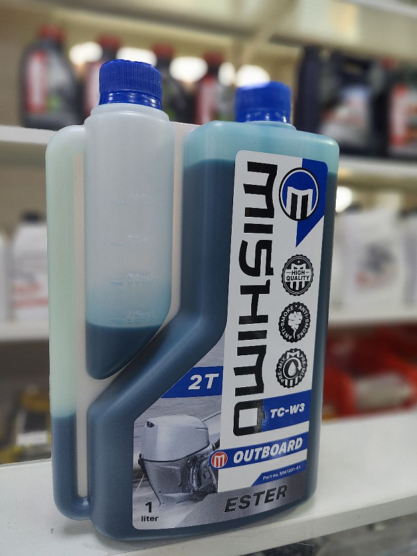 Масло MISHIMO 2T OUTBOARD (ESTER) полусинтетика 1 л в Рыбинске