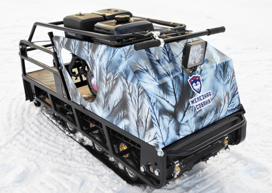 Мотобуксировщик Irondog (Железная собака) M500 9 Камуфляж Охотник в Рыбинске