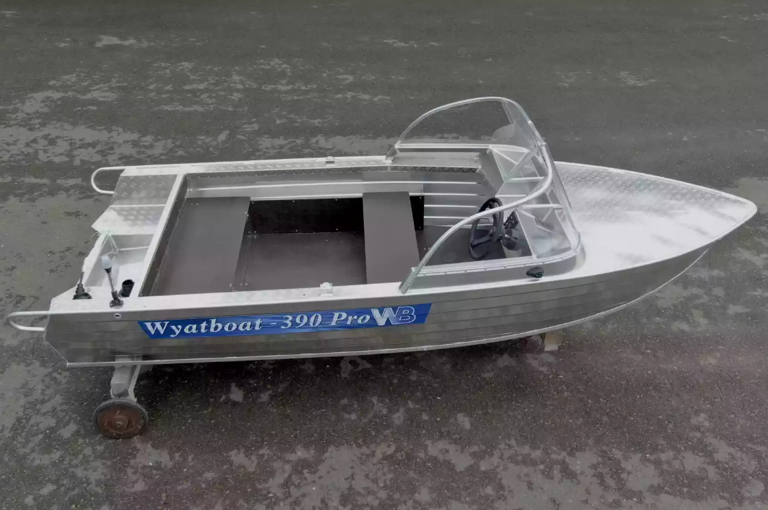 Алюминиевая лодка Wyatboat-390 Pro в Рыбинске