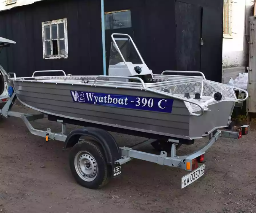 Алюминиевая лодка Wyatboat-390 C в Рыбинске