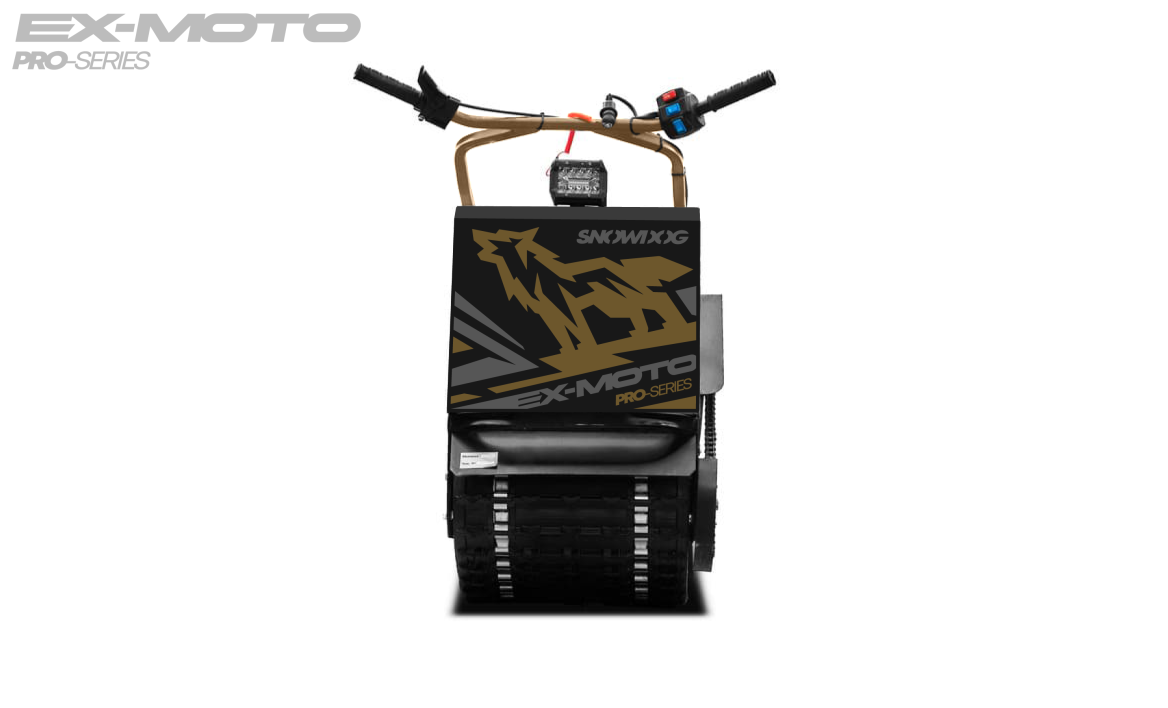 Мотобуксировщик EX-MOTO SNOWDOG S380 8л.с. в Рыбинске