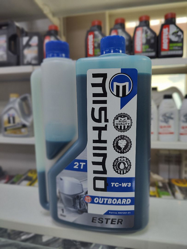 Масло MISHIMO 2T OUTBOARD (ESTER) полусинтетика 1 л в Рыбинске