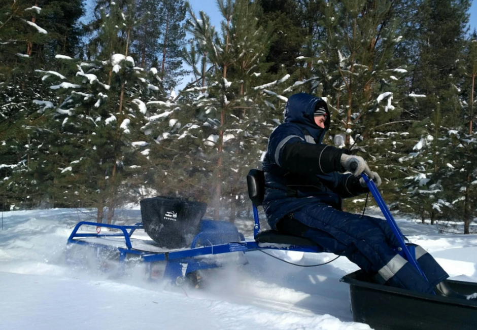 Мотобуксировщик толкач Альбатрос-XL8 с модулем. Без фары, тележки в Рыбинске