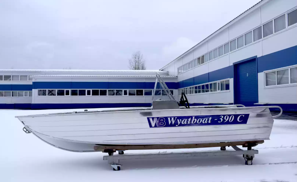 Алюминиевая лодка Wyatboat-390 C в Рыбинске