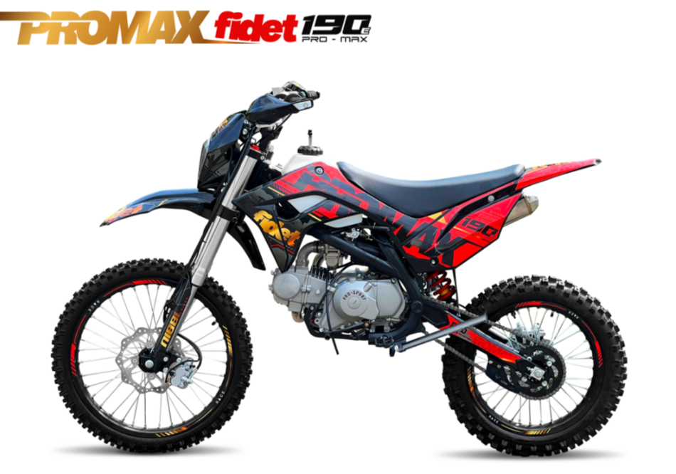 Мотоцикл (питбайк) PROMAX FIDET (ФАЙДЕТ) 190E MAX PRO LUX 19/16 в Рыбинске