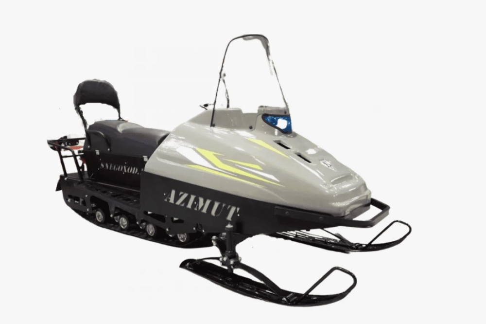 Миниснегоход Бурлак Азимут 20 л.с. , эл.запуск, реверс, тормоз гидравл, капот серый в Рыбинске