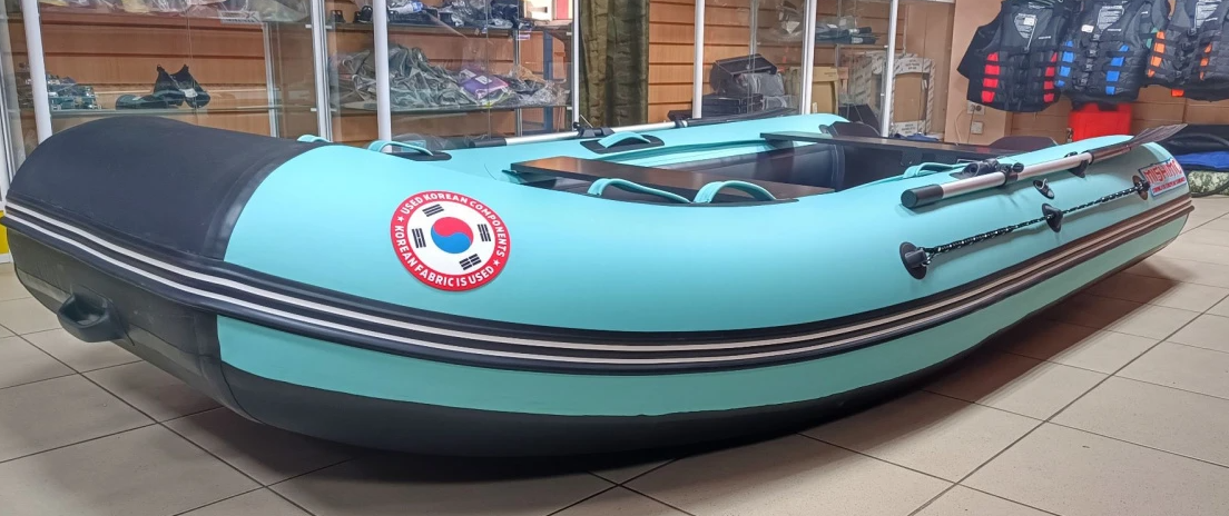 КОМПЛЕКТ ЛОДКА MISHIMO LITE 350 + МОТОР 9,8 Л.С. в Рыбинске