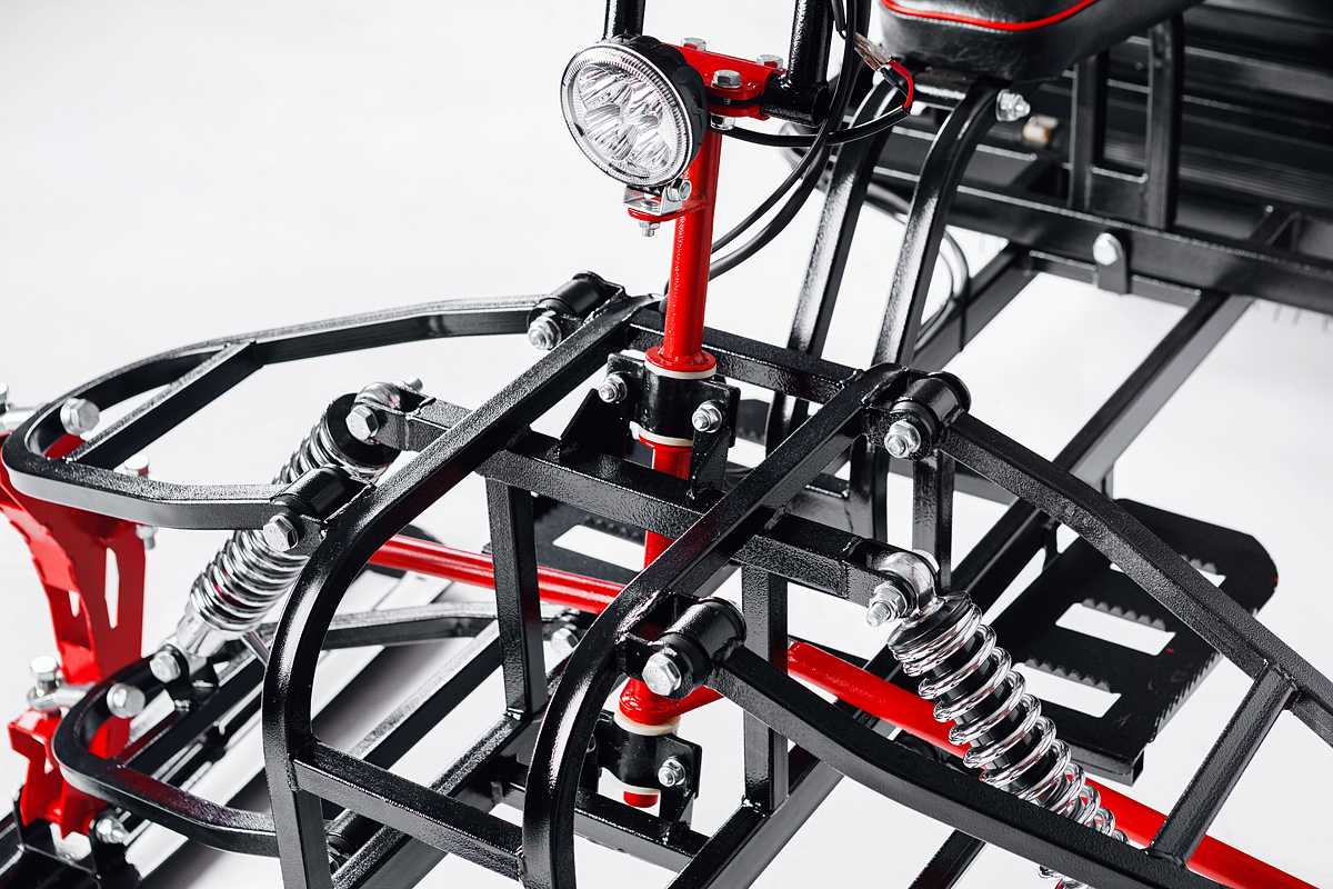 Лыжный модуль IKUDZO TERRAIN с подогревом ручек металлические лыжи в Рыбинске