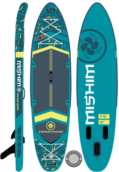 SUP (САП) Доска MISHIMO PRO-MAX Light Teal 11,6’ (355см) в Рыбинске