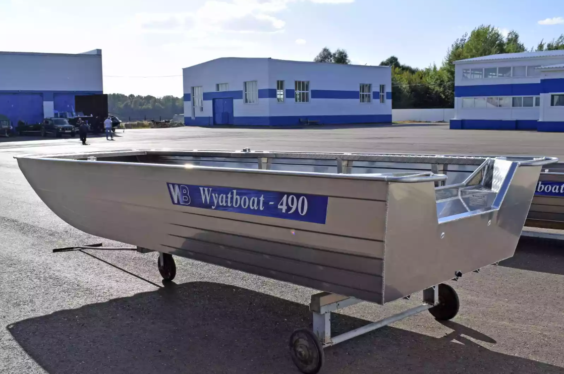 Алюминиевая лодка Wyatboat-490 Jonboat в Рыбинске