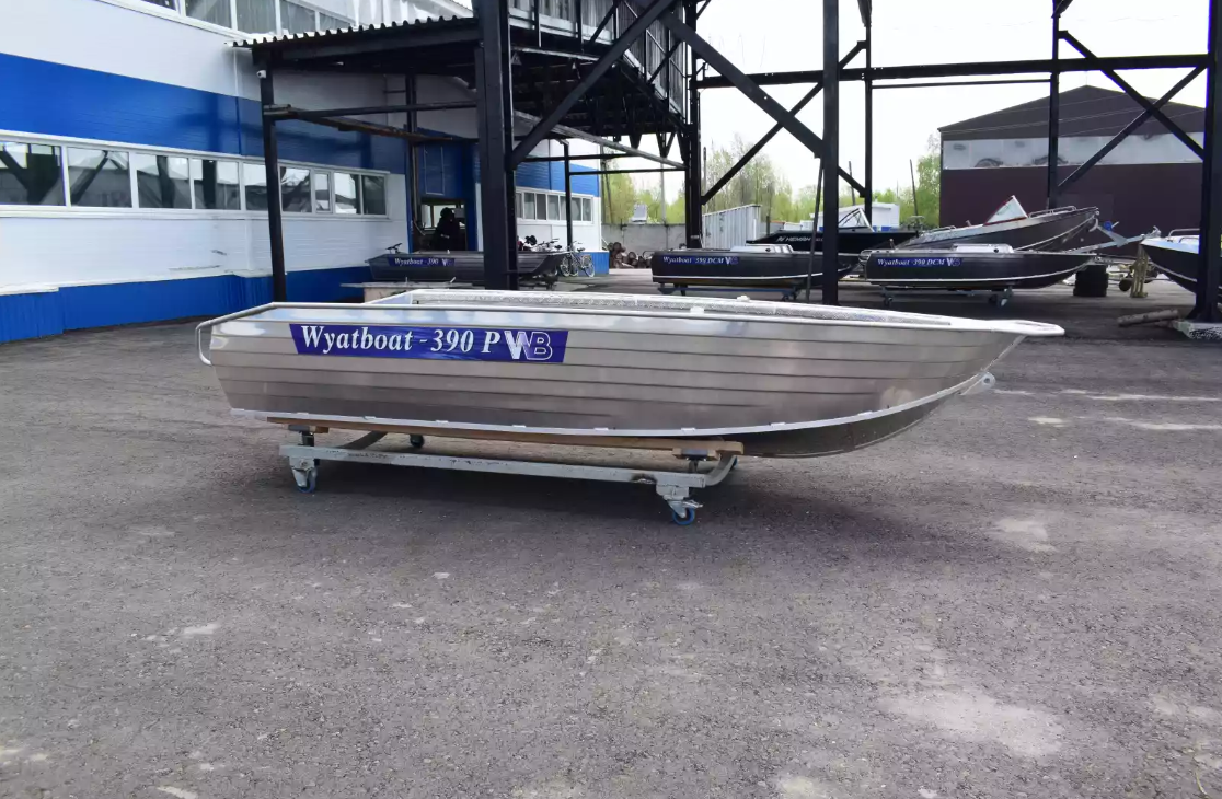 Алюминиевая лодка Wyatboat-390Р Увеличенный борт в Рыбинске