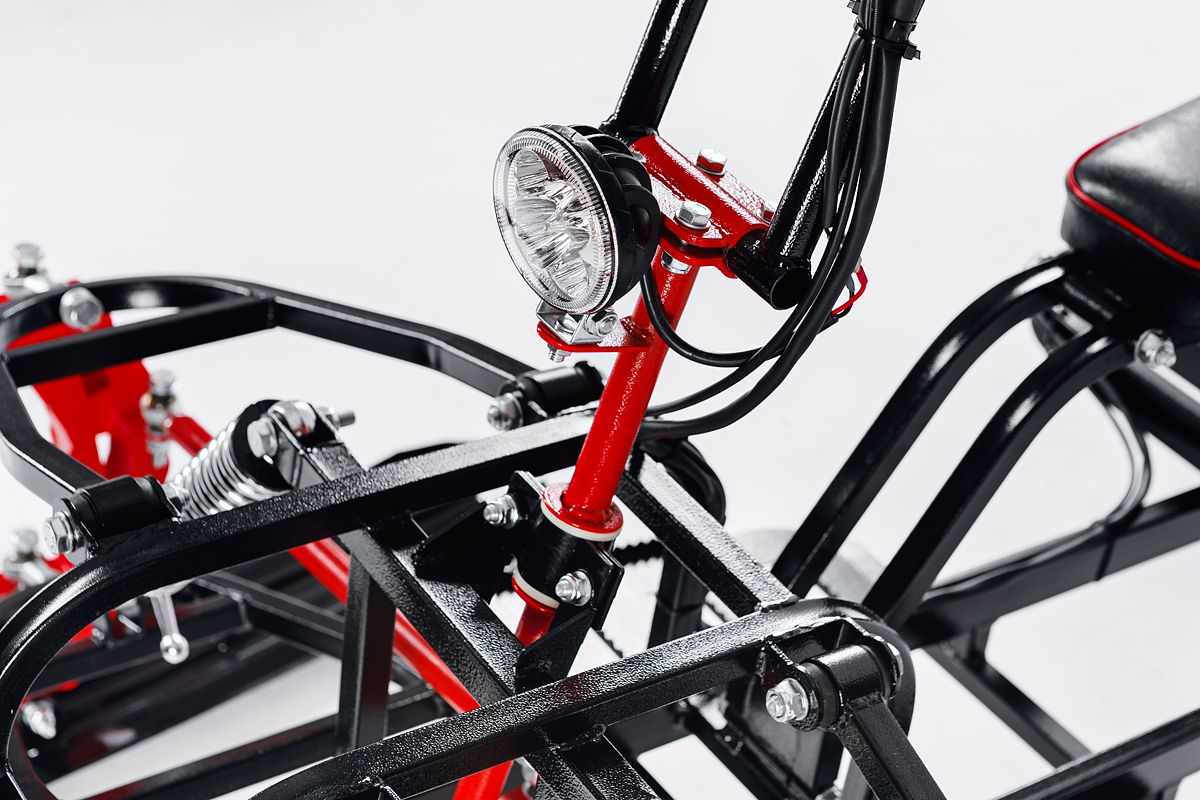 Лыжный модуль IKUDZO TERRAIN с подогревом ручек металлические лыжи в Рыбинске