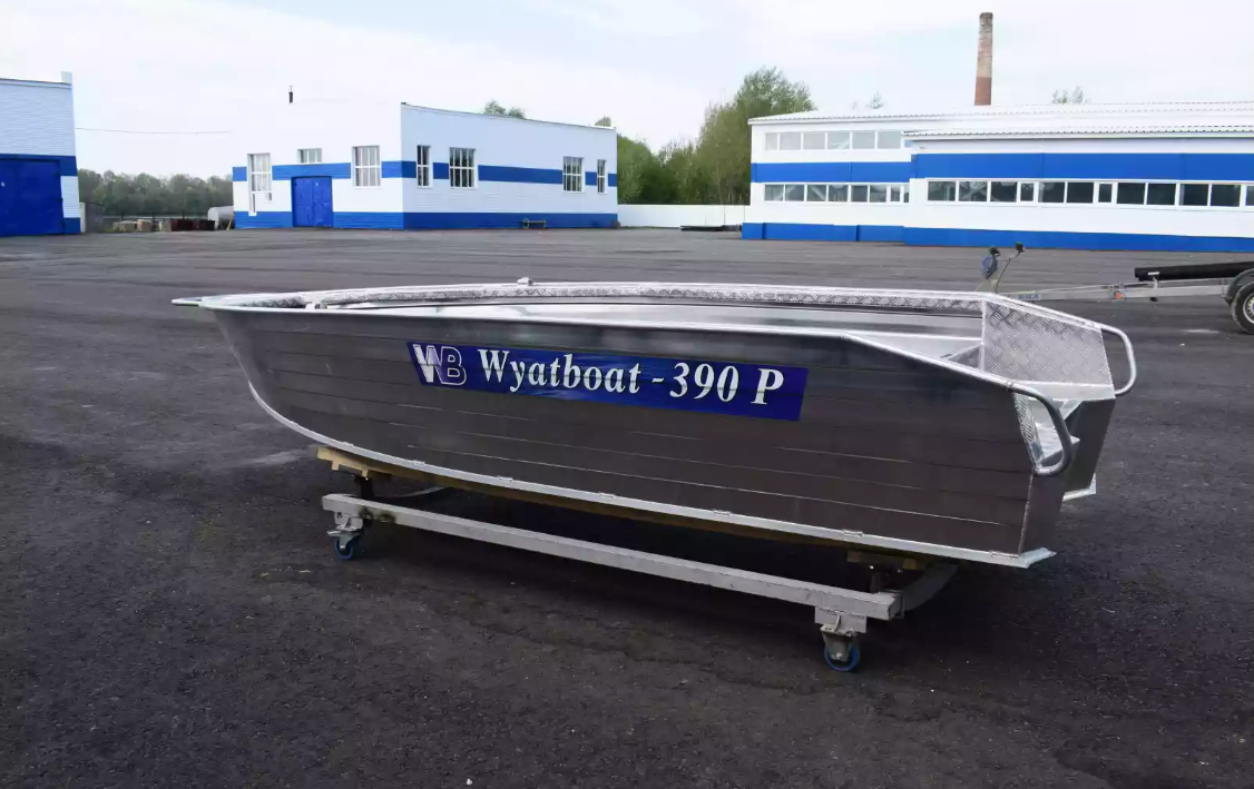Алюминиевая лодка Wyatboat-390Р Увеличенный борт в Рыбинске