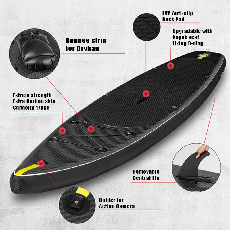 SUP (САП) ДОСКА MISHIMO CARBON DARKSIDE 11’ (335СМ) в Рыбинске