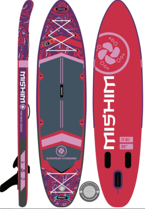 SUP (САП) Доска MISHIMO PRO-MAX Viva Magenta 10.6’ (320см) в Рыбинске