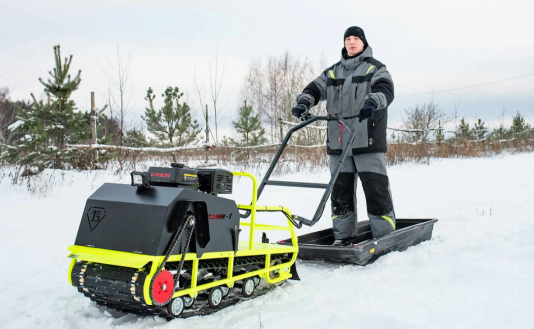 Мотобуксировщик Бурлак ХОЗЯИН-1 (капот металл) в Рыбинске