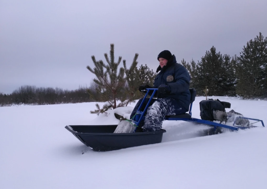 Мотобуксировщик толкач Альбатрос-XL8 с модулем. Без фары, тележки в Рыбинске