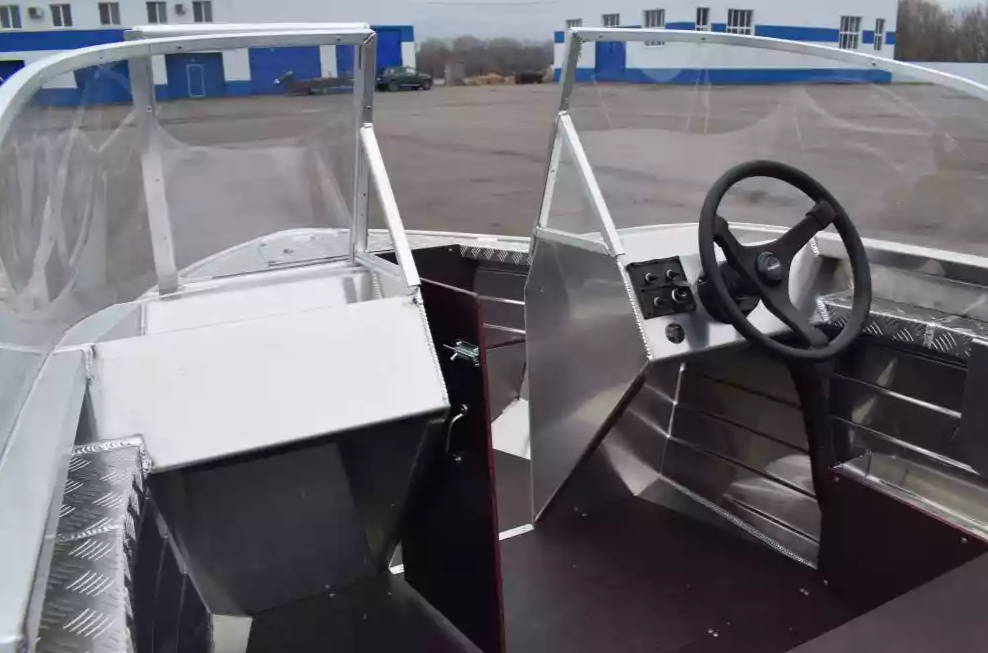 Алюминиевая лодка Wyatboat-390 DCM Увеличенный борт в Рыбинске