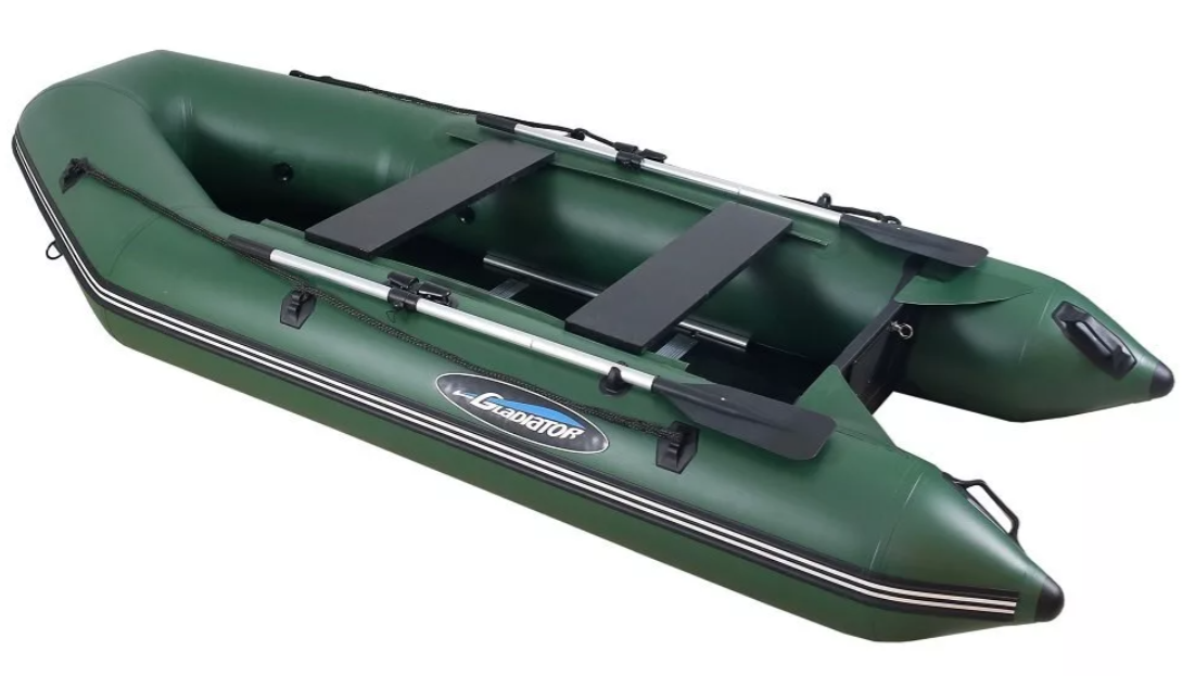 МОТОРНО-ГРЕБНАЯ ЛОДКА ПВХ GLADIATOR А 340 ТК С ФАНЕРНЫМ ПОЛОМ в Рыбинске