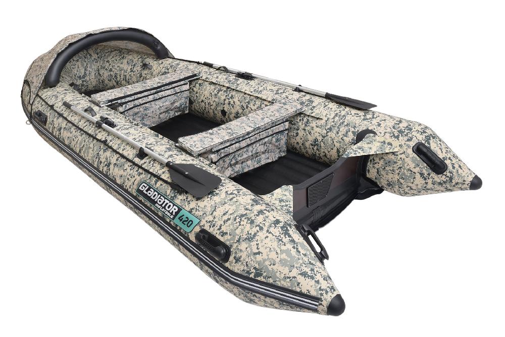 НАДУВНАЯ ЛОДКА GLADIATOR E450PRO в Рыбинске