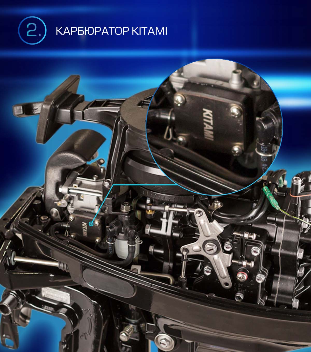 Лодочный мотор MARLIN PROLINE MP 9.9 (20) AWRS FORCE в Рыбинске