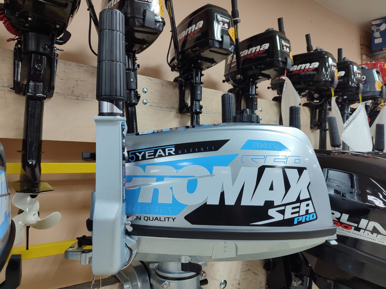 Лодочный мотор PROMAX SP5FHS (внешний бак 12 л) в Рыбинске