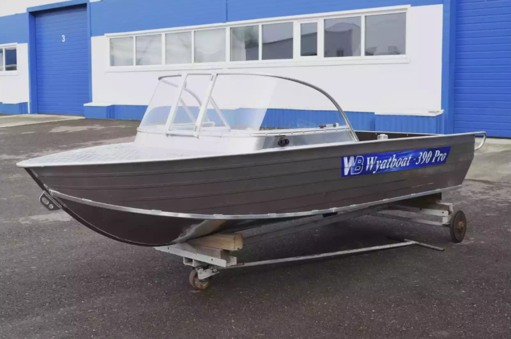 Алюминиевая лодка Wyatboat-390 Pro в Рыбинске