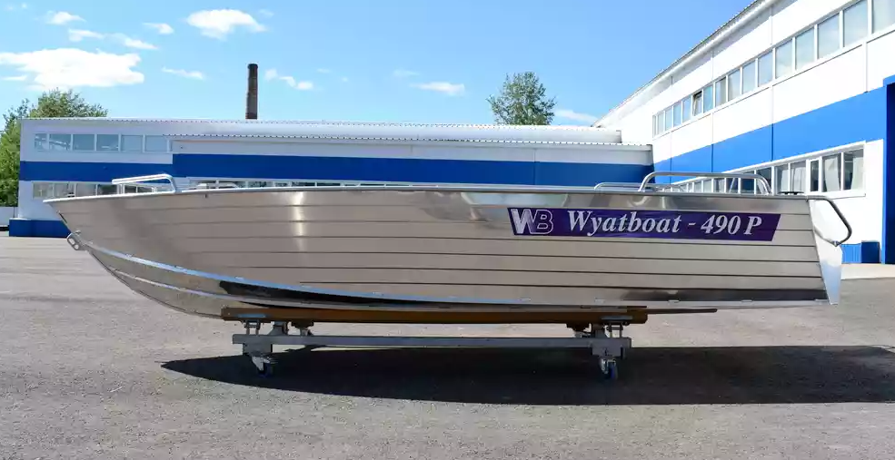 Алюминиевая лодка Wyatboat-490 P в Рыбинске