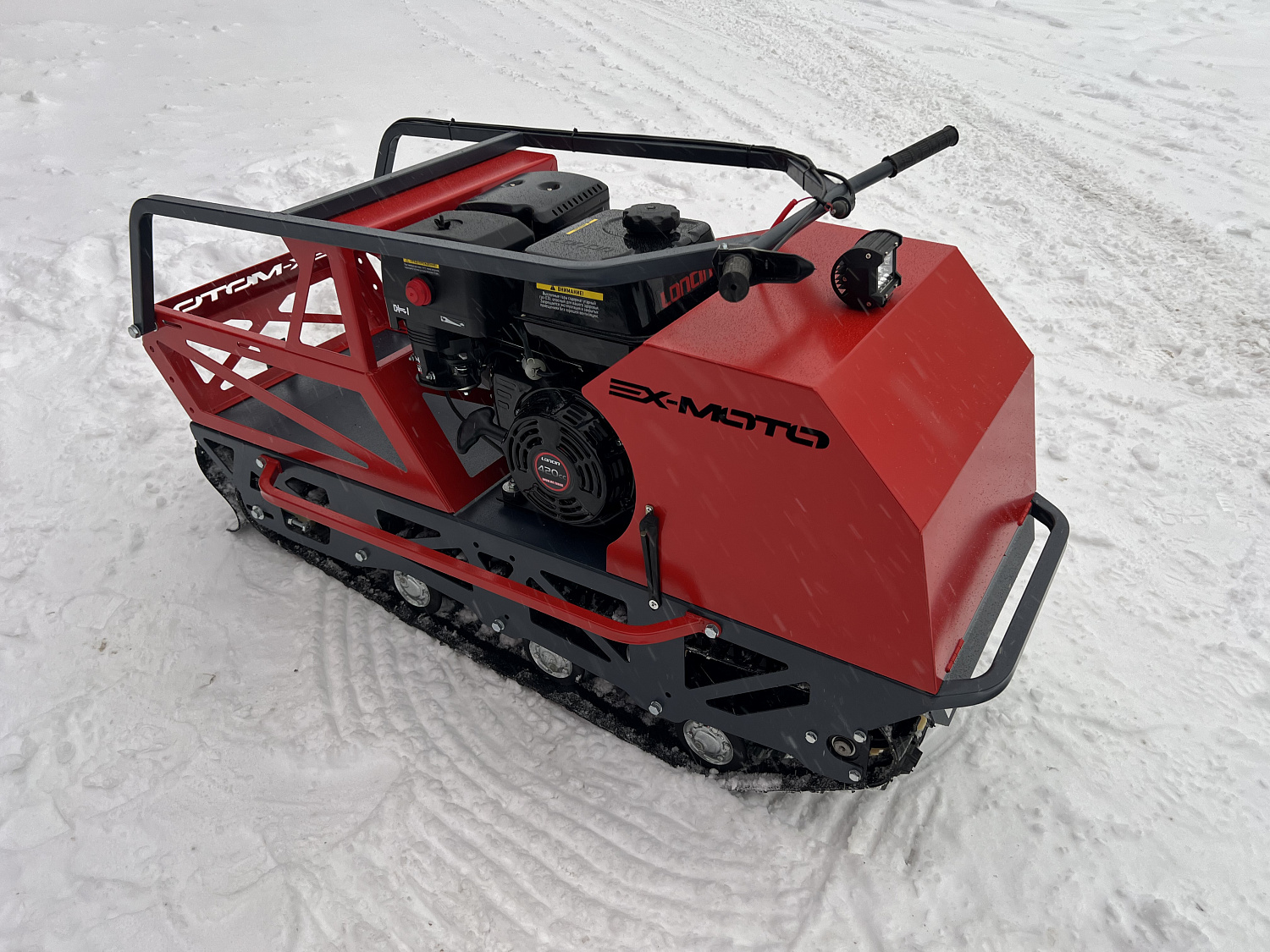 Мотобуксировщик EX-MOTO SNOWDOG S500 15л.с в Рыбинске
