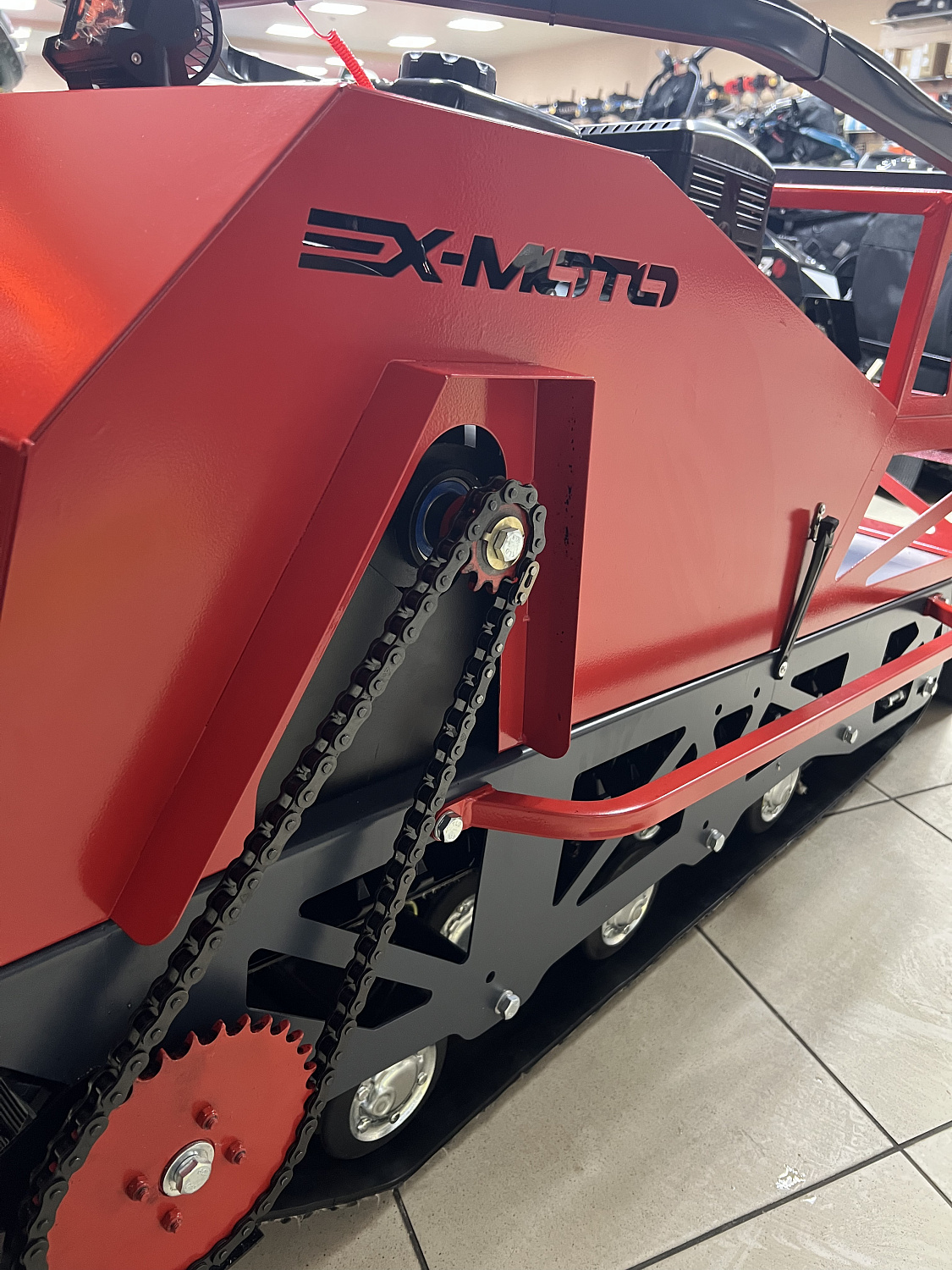 Мотобуксировщик EX-MOTO SNOWDOG S500 15л.с в Рыбинске