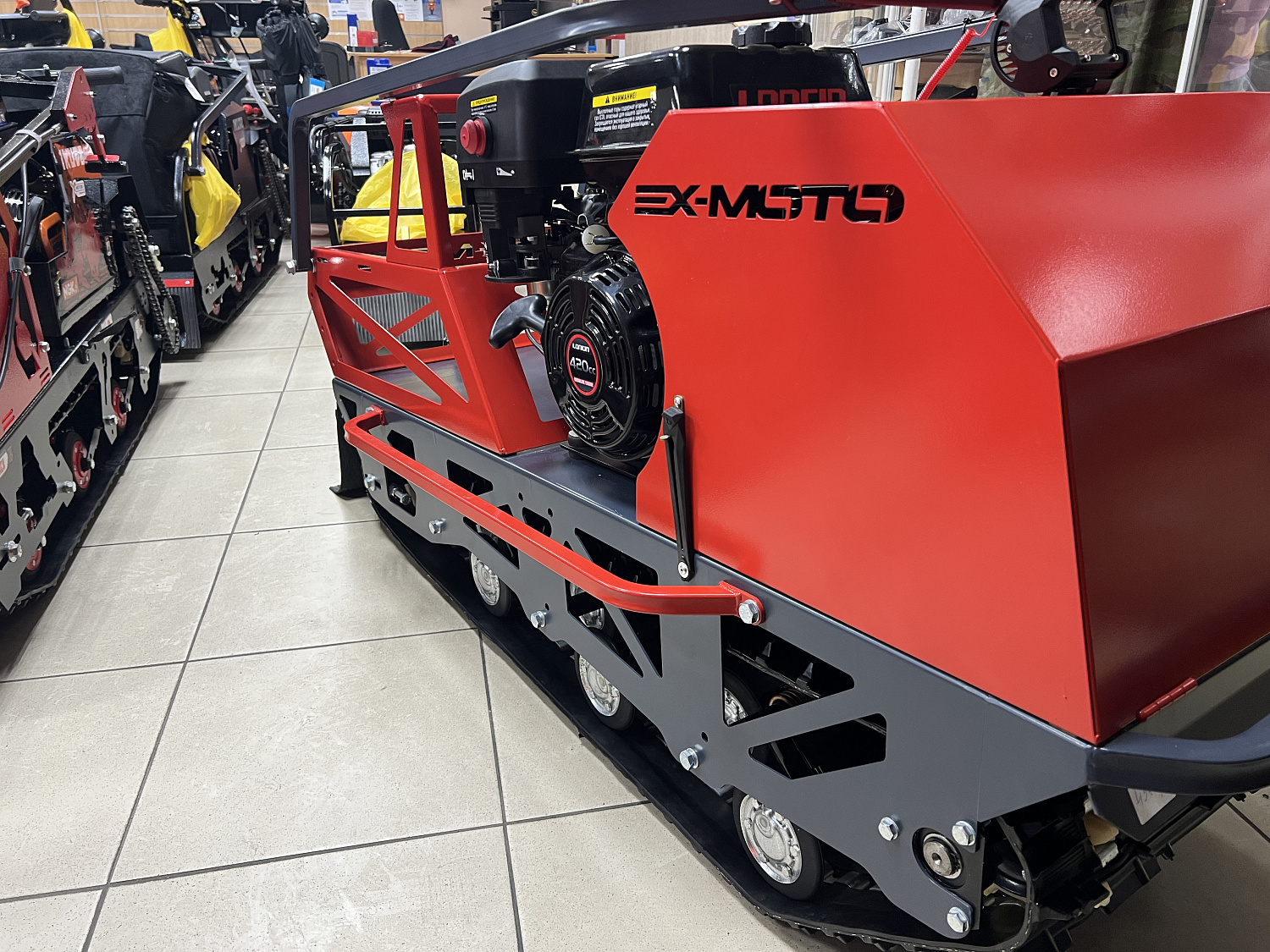 Мотобуксировщик EX-MOTO SNOWDOG S500 15л.с в Рыбинске