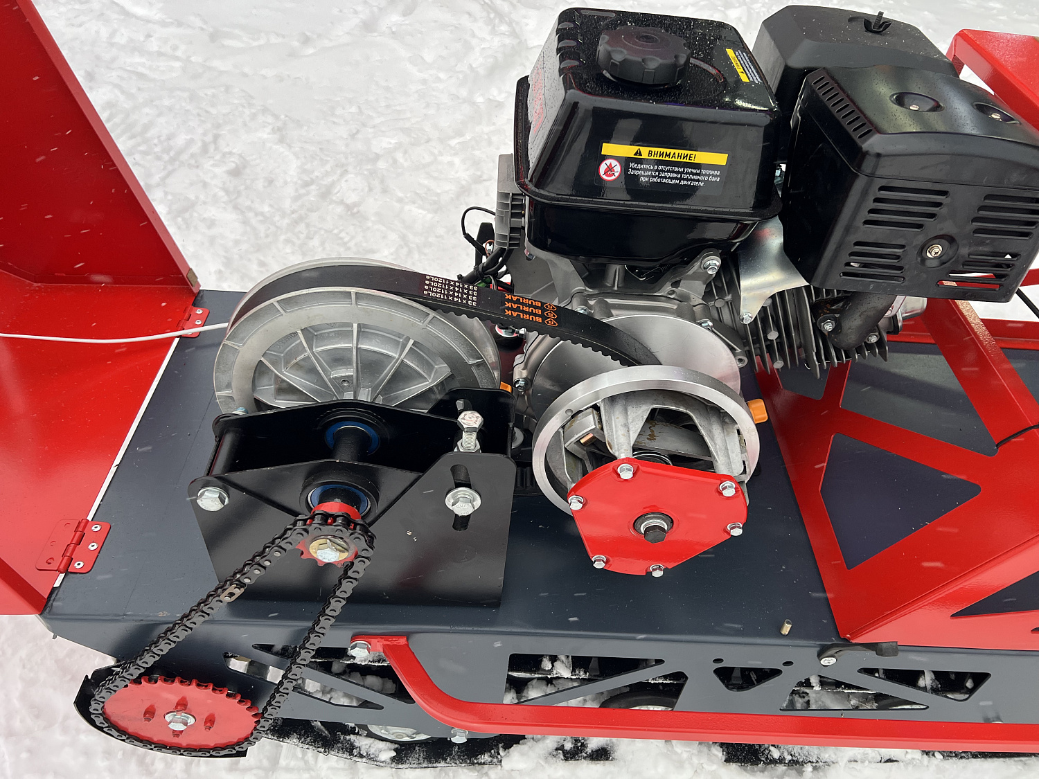 Мотобуксировщик EX-MOTO SNOWDOG S500 15л.с в Рыбинске