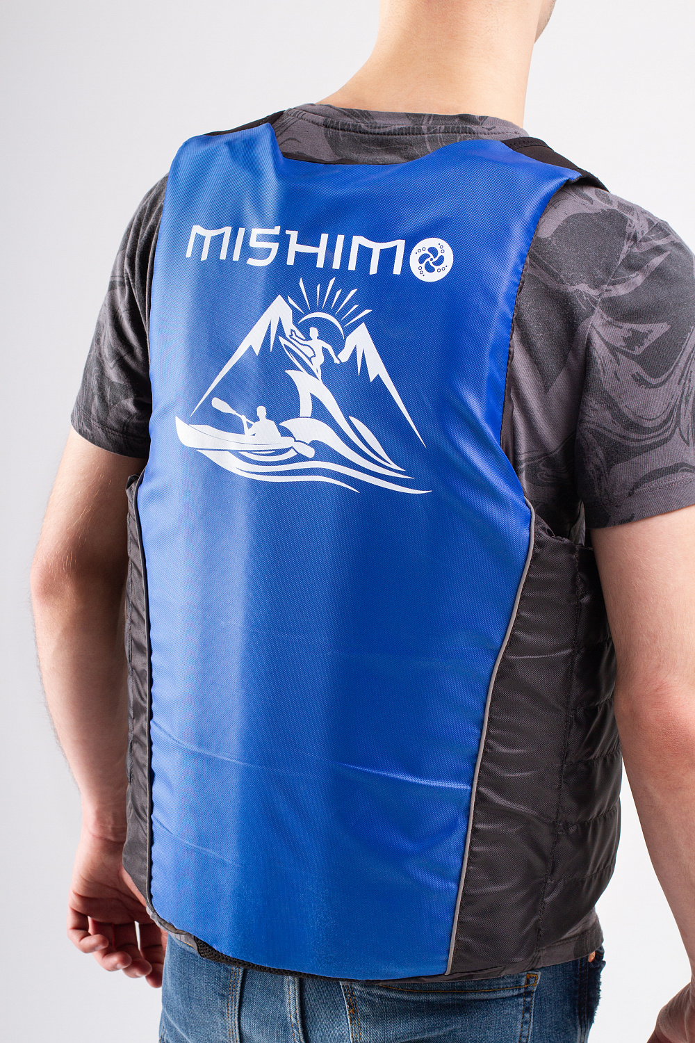 Жилет спасательный MISHIMO PRO Премиум качества Черно-синий в Рыбинске