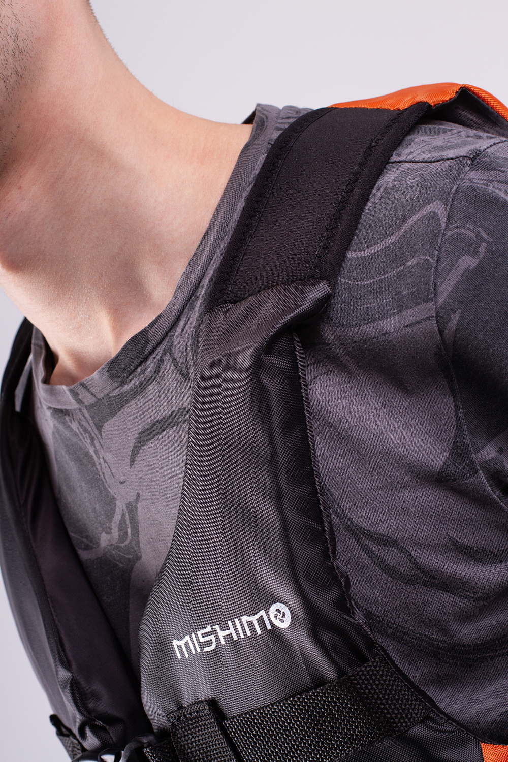 Жилет спасательный MISHIMO PRO Премиум качества Черно-оранжевый в Рыбинске