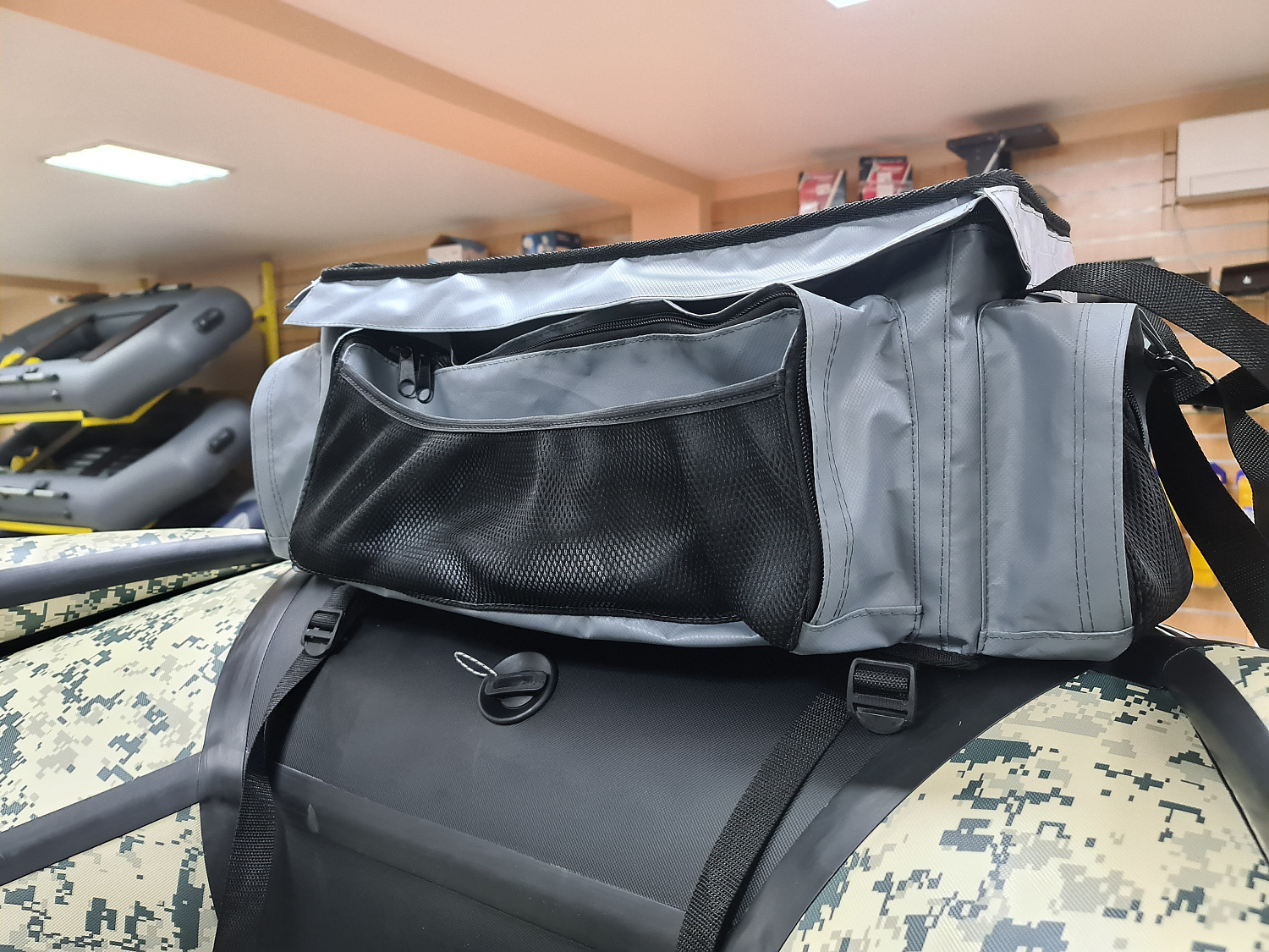 СУМКА ЛЮКС НА БАЛЛОН ДЛЯ ЛОДОК ПВХ 50Х25Х25 СМ в Рыбинске